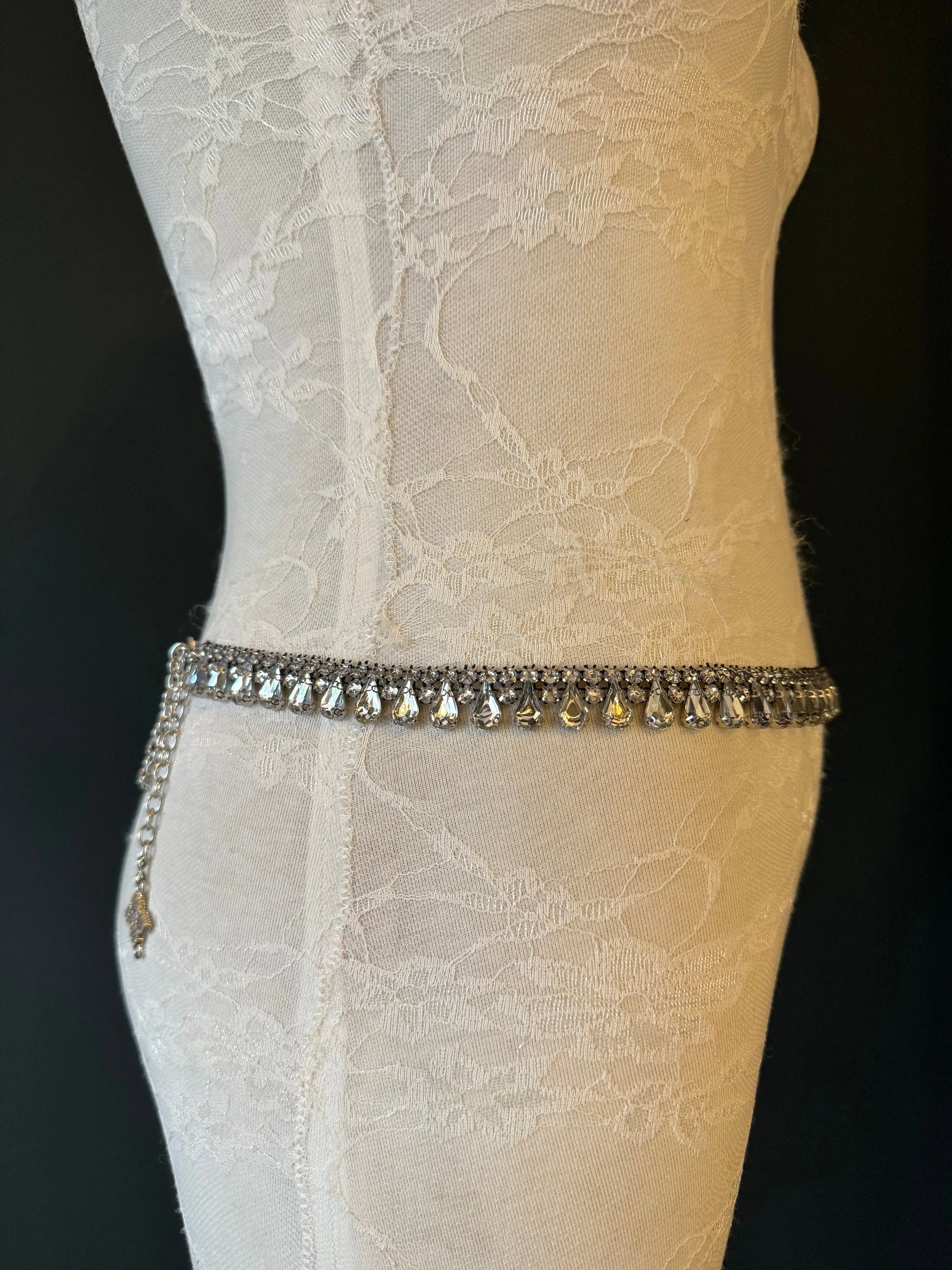 X-long Belt, Silver Rhinestone Belt, Bridal, Fashion, Swimwear, Belt, Silver, Plus Sizes, UK 2-36, Dresses, Bridal Belt