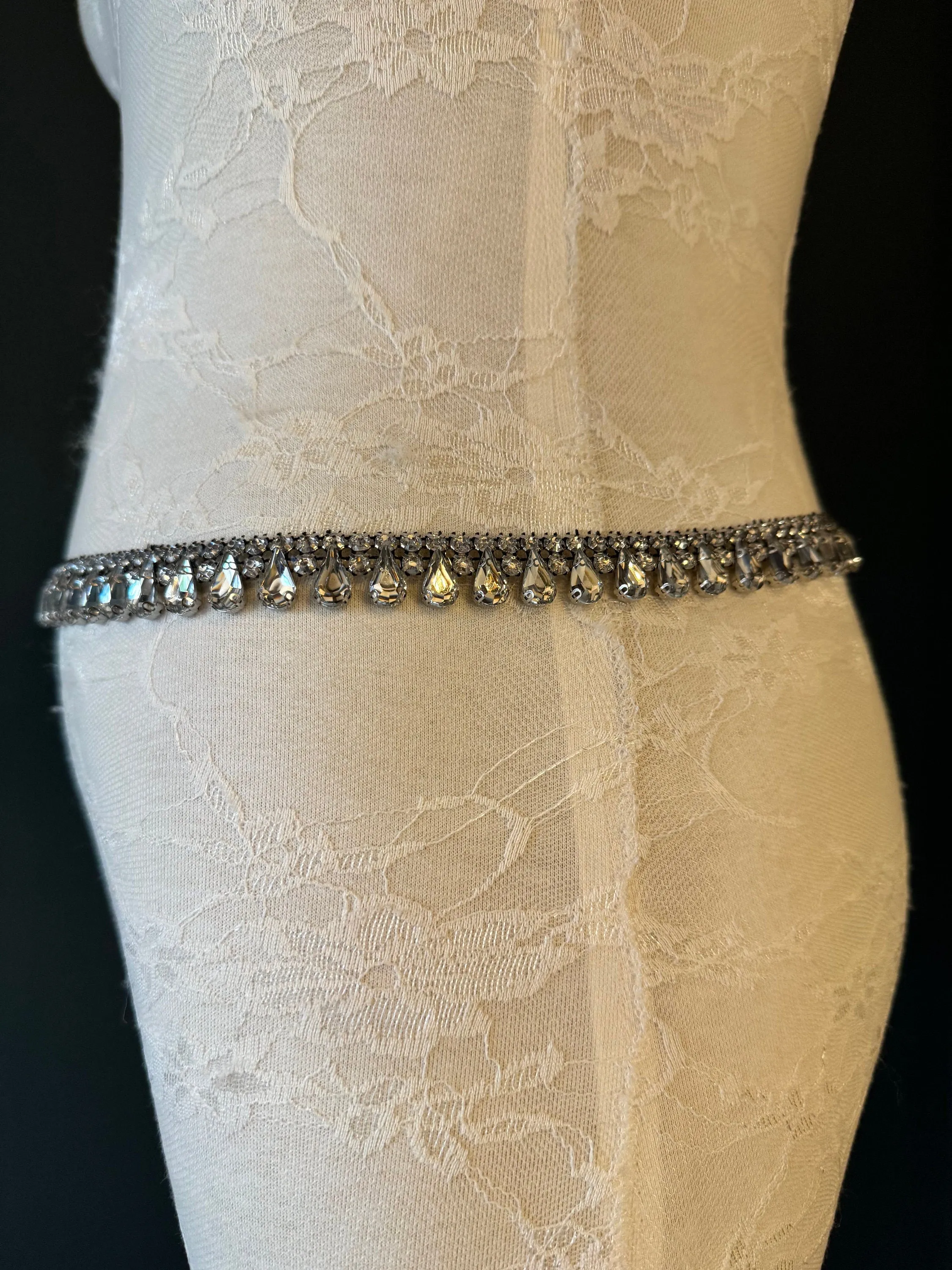 X-long Belt, Silver Rhinestone Belt, Bridal, Fashion, Swimwear, Belt, Silver, Plus Sizes, UK 2-36, Dresses, Bridal Belt