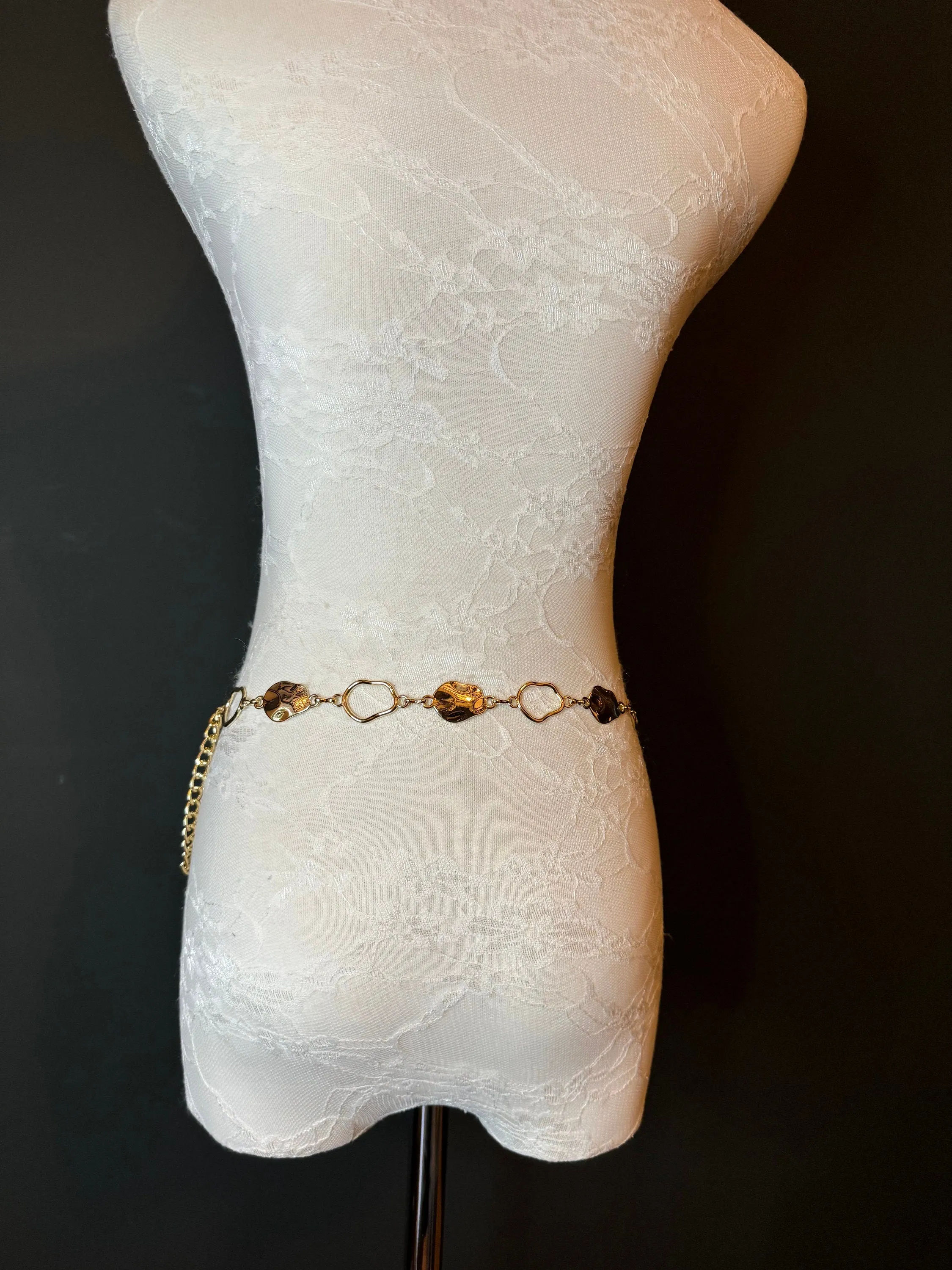 X-long Ring Belt, Metal 1” Rings Belt, Teen Sizes, Size 18”-60”, Fan Design, Fan Collection, Gold, Silver Metal belt, Fashion Accessory