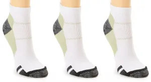 XTF by Extreme Fit Ankle-High 3-Pair Compression Socks Set