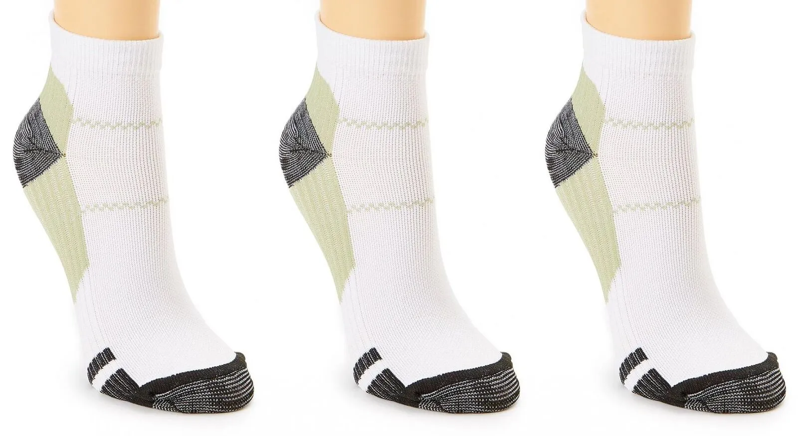 XTF by Extreme Fit Ankle-High 3-Pair Compression Socks Set