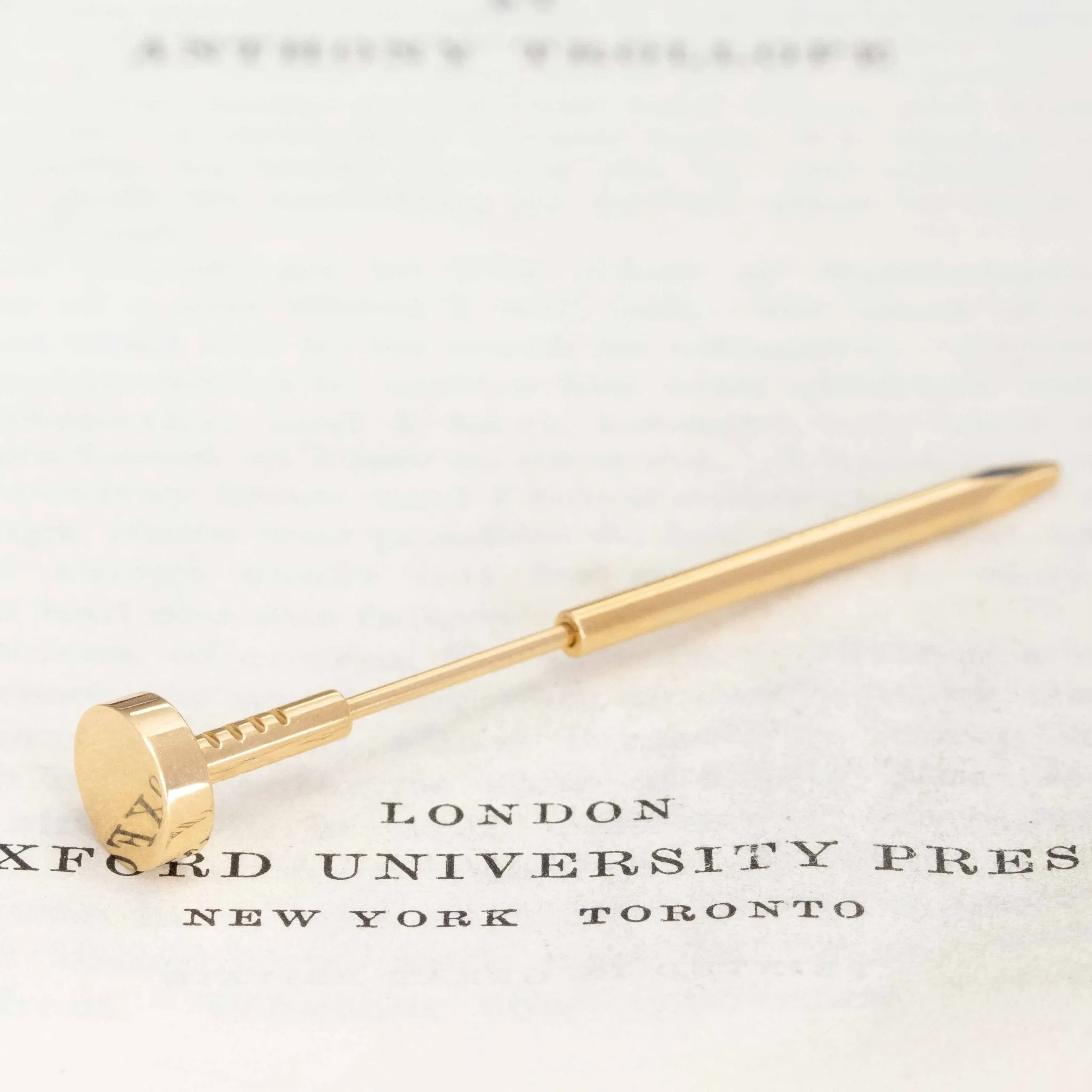 Yellow Gold Nail Jabot, by Cartier France